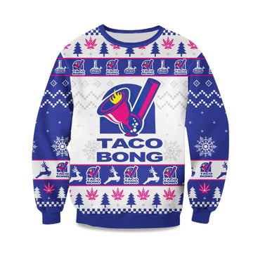 2026 Taco Bong Christmas Ugly Sweater Moonbestprint