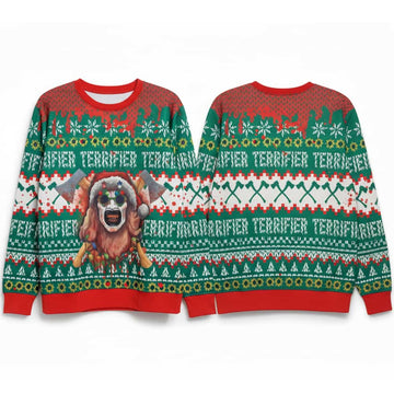 2025 Terrifier Ugly Christmas Sweater – Moonbestprint