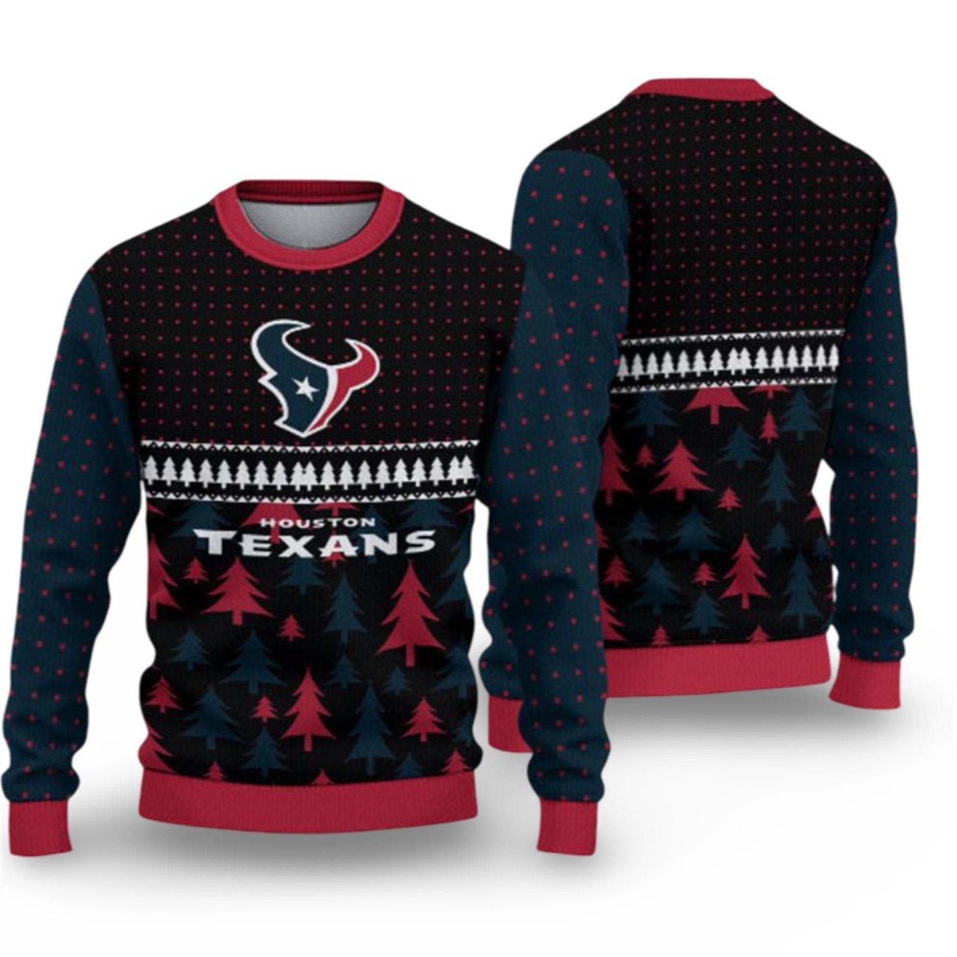 2026 Texans Ugly Christmas Sweater - Moonbestprint