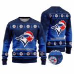 2025 Toronto Blue Jays Snowflakes Christmas Ugly Sweater – Moonbestprint