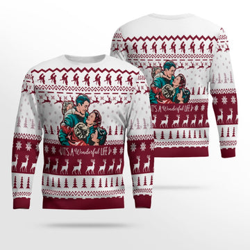 2025 Vintage It's A Wonderful Life Family Ugly Christmas Sweater – Moonbestprint