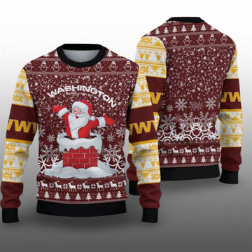 2026 Washington Funny Santa Ugly Christmas Sweater - Moonbestprint