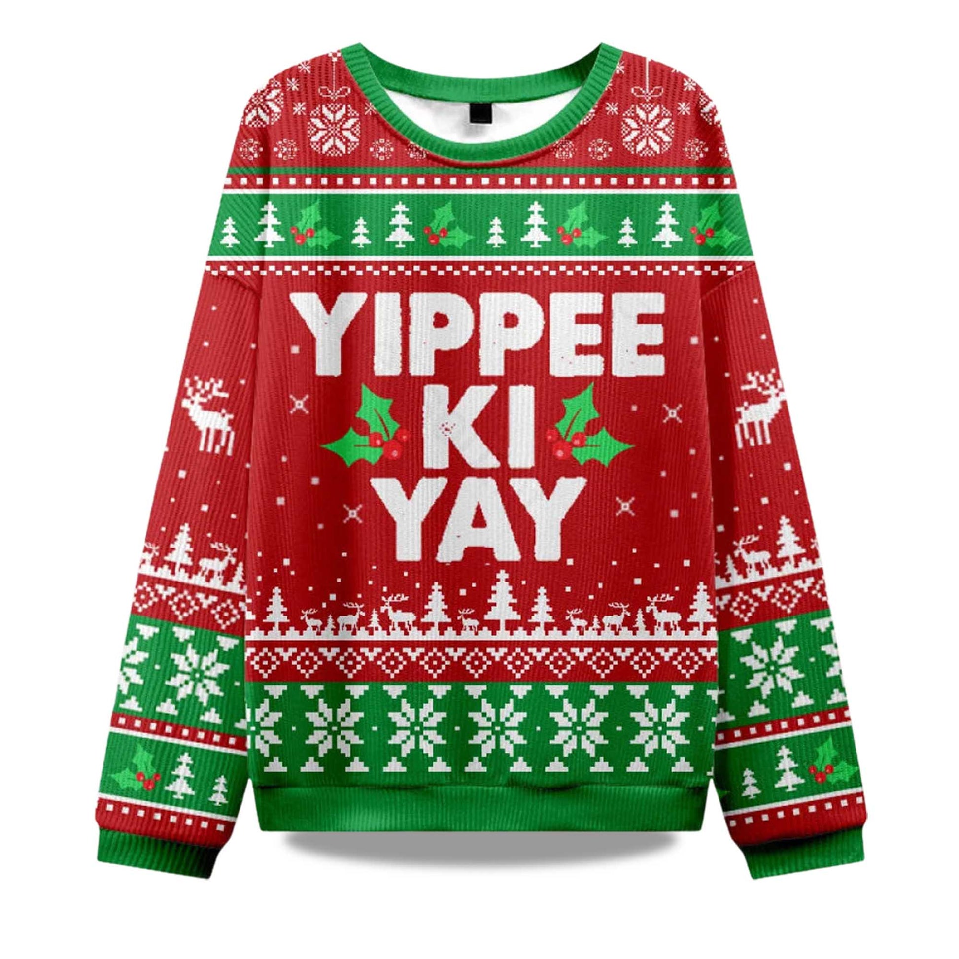 2026 Yippee Ki Yay Ugly Christmas Sweater Moonbestprint