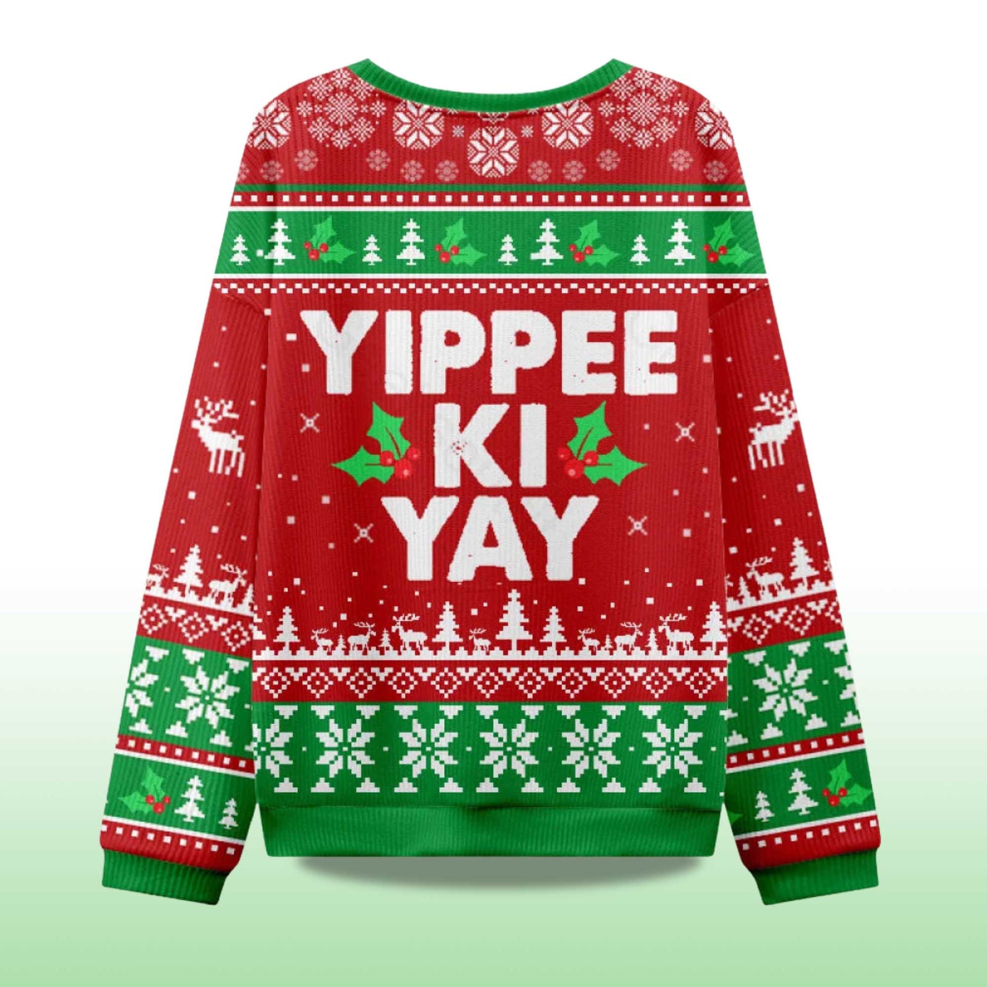 2026 Yippee Ki Yay Ugly Christmas Sweater Moonbestprint