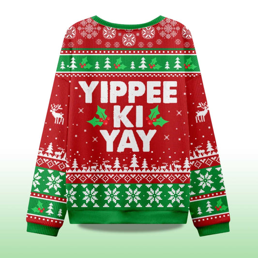 2026 Yippee Ki Yay Ugly Christmas Sweater Moonbestprint