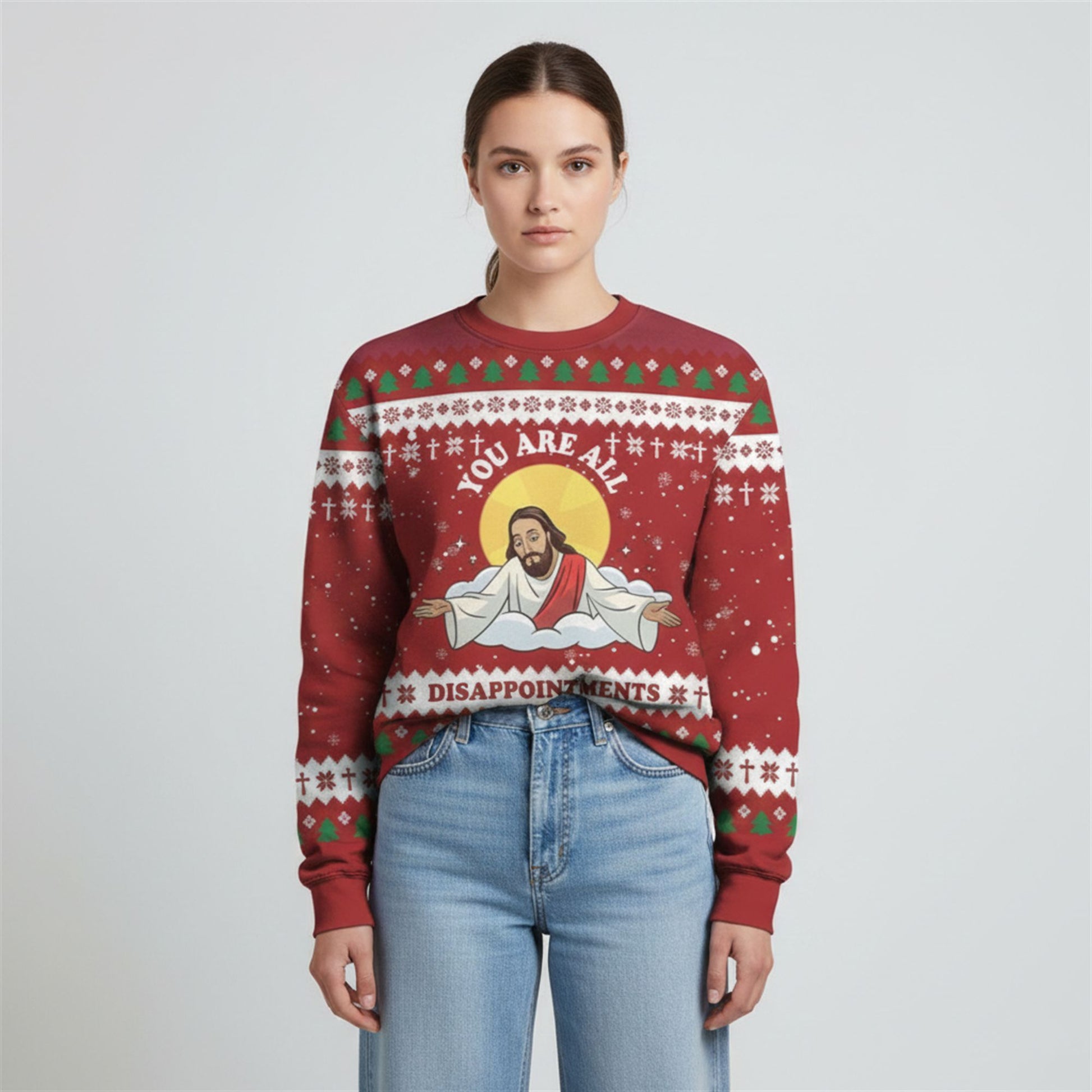 2026 You Are All Disappointments Ugly Christmas Sweater - Moonbestprint