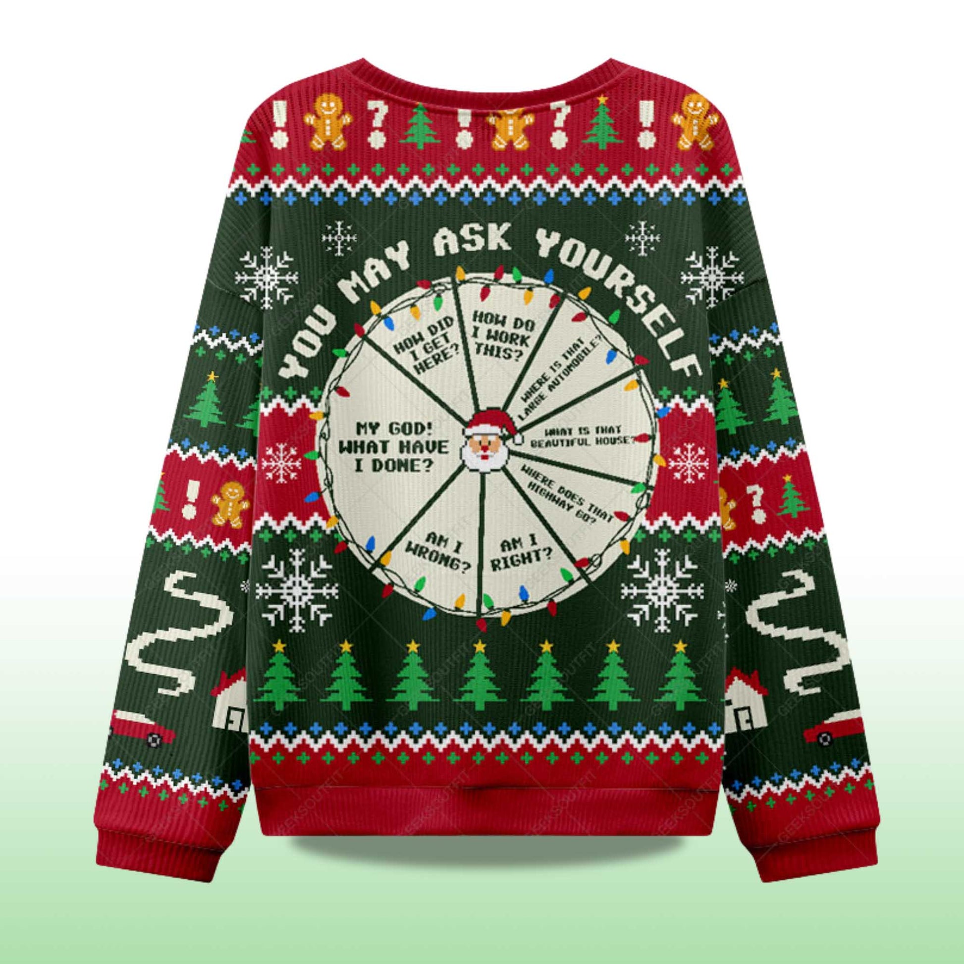 2026 You May Ask Yourself Ugly Christmas Sweater Moonbestprint