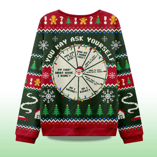 2026 You May Ask Yourself Ugly Christmas Sweater Moonbestprint