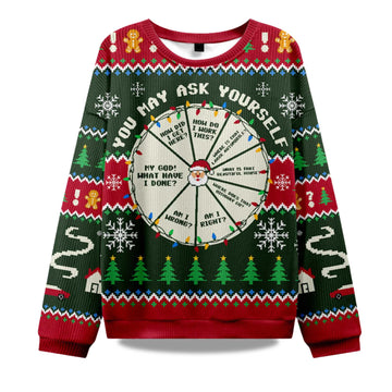 2025 You May Ask Yourself Ugly Christmas Sweater – Moonbestprint