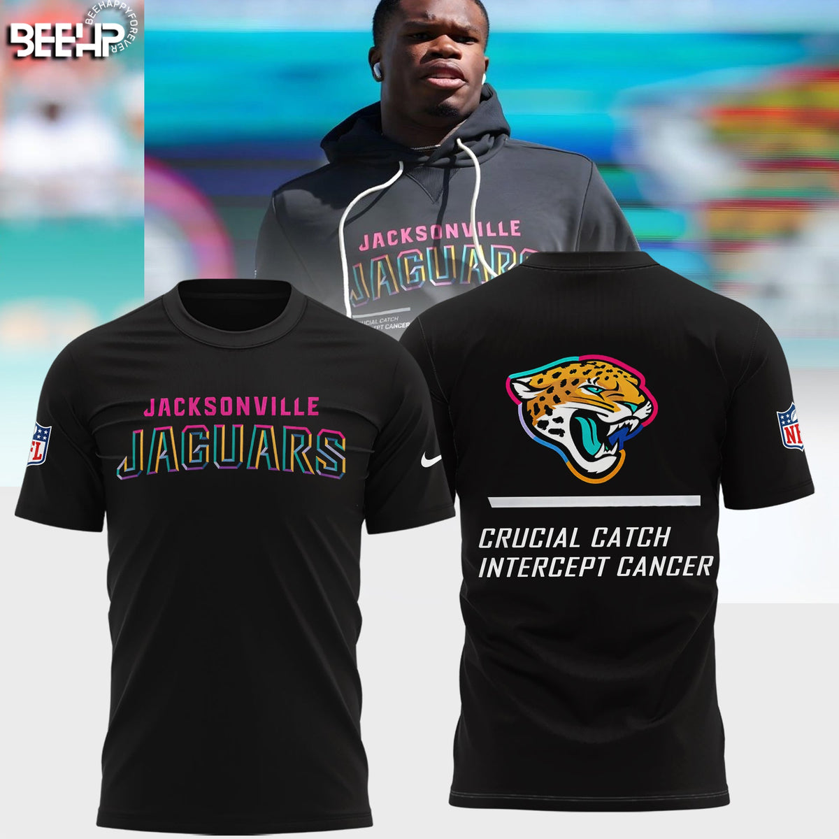 Jacksonville Jaguars 2025 NFL Crucial Catch Limited Edition T Shirt | TL18 Moonbestprint