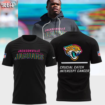 Jacksonville Jaguars 2025 NFL Crucial Catch Limited Edition T Shirt | TL18 Moonbestprint