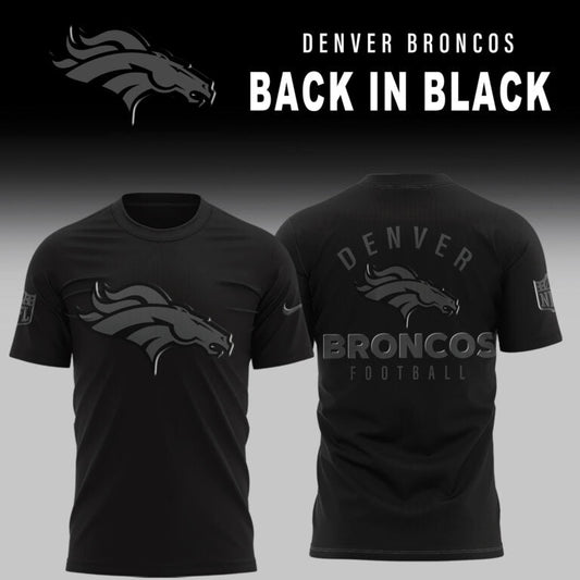 Denver Broncos 2025 Back In Black Limited Edition Shirt | KC57 Moonbestprint