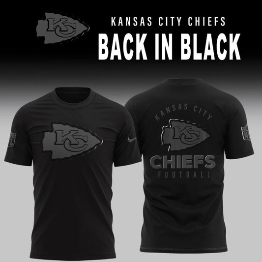 Kansas City Chiefs 2025 Back In Black Limited Edition Shirt | ME41 Moonbestprint