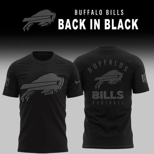 Buffalo Bills 2025 Back In Black Limited Edition Shirt | WQ66 Moonbestprint