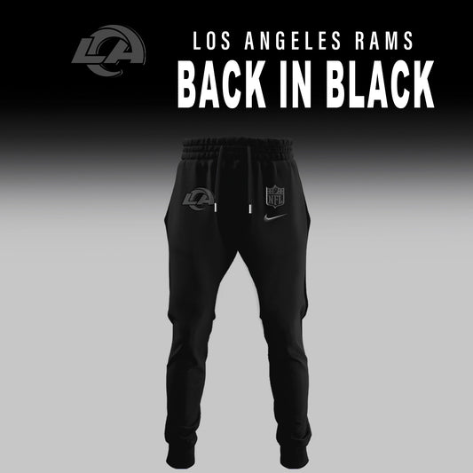 Los Angeles Rams 2025 Back In Black Limited Edition Shirt | AV58 Moonbestprint