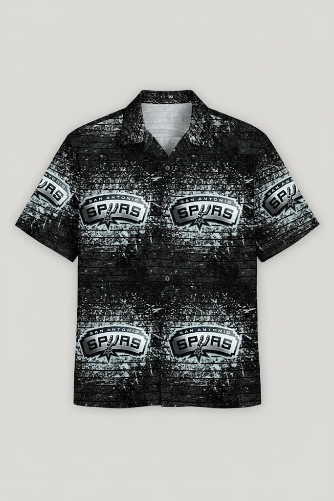 Unisex San Antonio Spurs Graphic Hawaiian Shirt for Basketball Fans – Moonbestprint