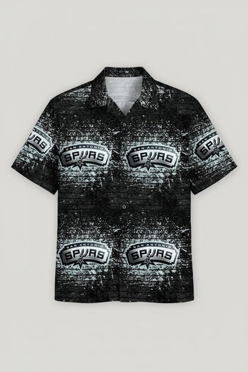Unisex San Antonio Spurs Graphic Hawaiian Shirt for Basketball Fans – Moonbestprint
