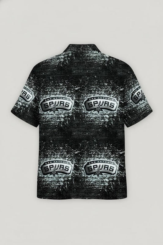 Unisex San Antonio Spurs Graphic Hawaiian Shirt for Basketball Fans – Moonbestprint
