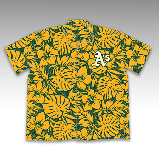 2026 Athletics Father's Day Hawaiian Shirt Giveaway Moonbestprint