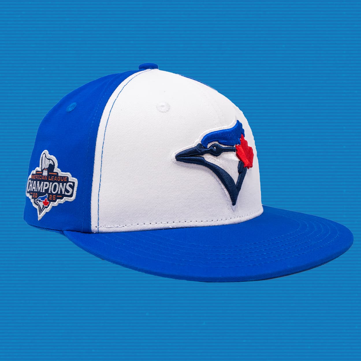 2026 Blue Jays AL Champions White Panel Hat Giveaway Moonbestprint