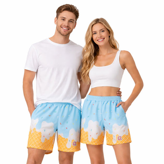 2026 Giveaway Atlanta Braves Colorful Novelty Drawstring Shorts - Moonbestprint