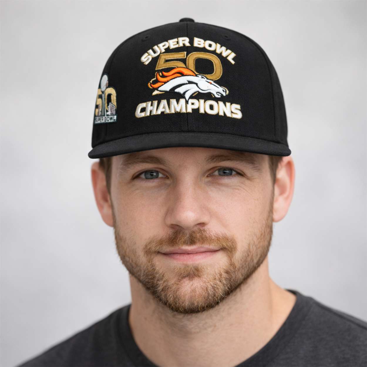 2026 Broncos Super Bowl 50 Giveaway Hat Moonbestprint