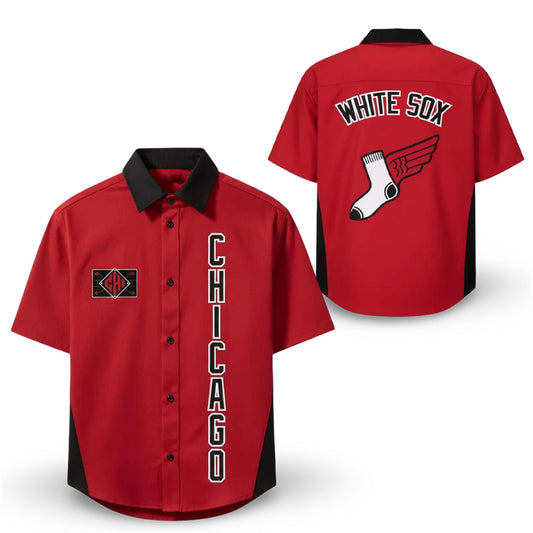 2026 Chicago White Sox City Connect Warmups Hawaiian Shirt Giveaway - Moonbestprint
