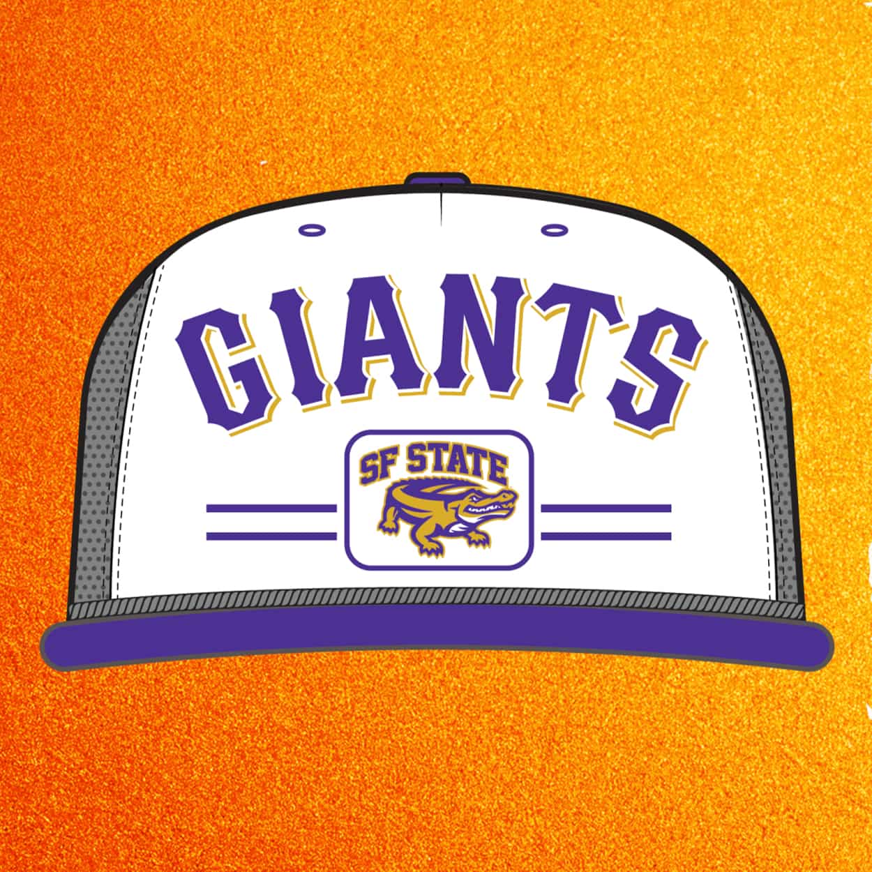 2026 Giants San Francisco State University Night Roped Hat Giveaway Moonbestprint