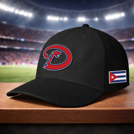 2026 Giveaway Dbacks Cuban Heritage Celebration Hat -Moonbestprint