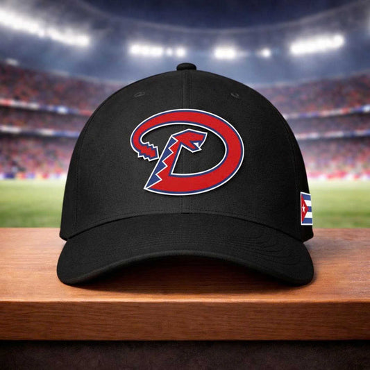 2026 Giveaway Dbacks Cuban Heritage Celebration Hat -Moonbestprint