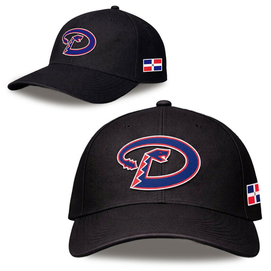 2026 Giveaway Dbacks Dominican Heritage Celebration Hat -Moonbestprint