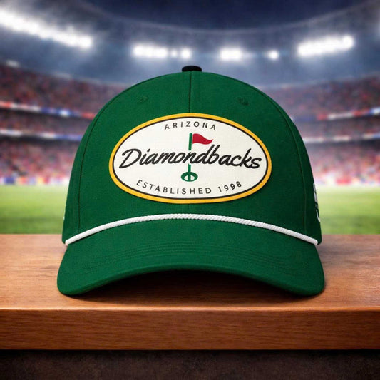 2026 Giveaway Dbacks Golf Night Hat -Moonbestprint