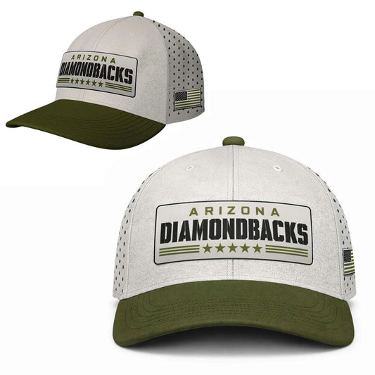2026 Giveaway Dbacks Military Appreciation Weekend Hat -Moonbestprint