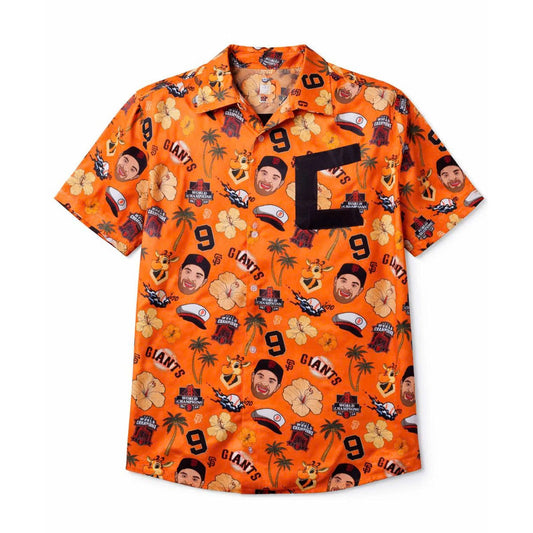 2026 Giveaway Giants Brandon Belt Aloha Hawaiian Shirt- Moonbestprint
