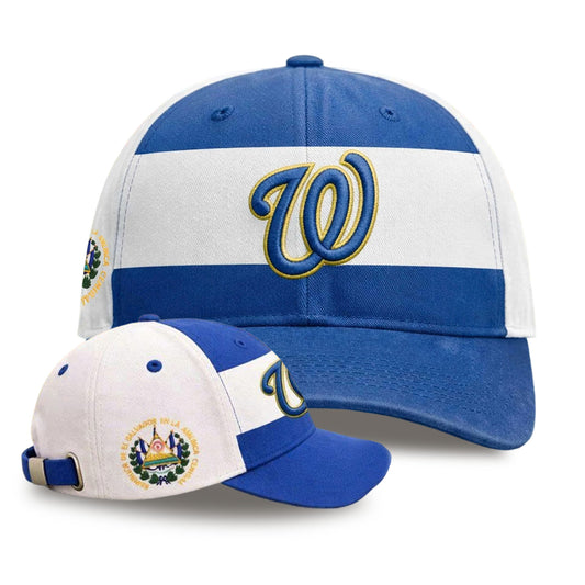 2026 Giveaway Nationals Salvadoran Heritage Hat -Moonbestprint