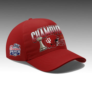 2026 Indiana Hoosiers Peach Bowl Champions Classic Cap Moonbestprint