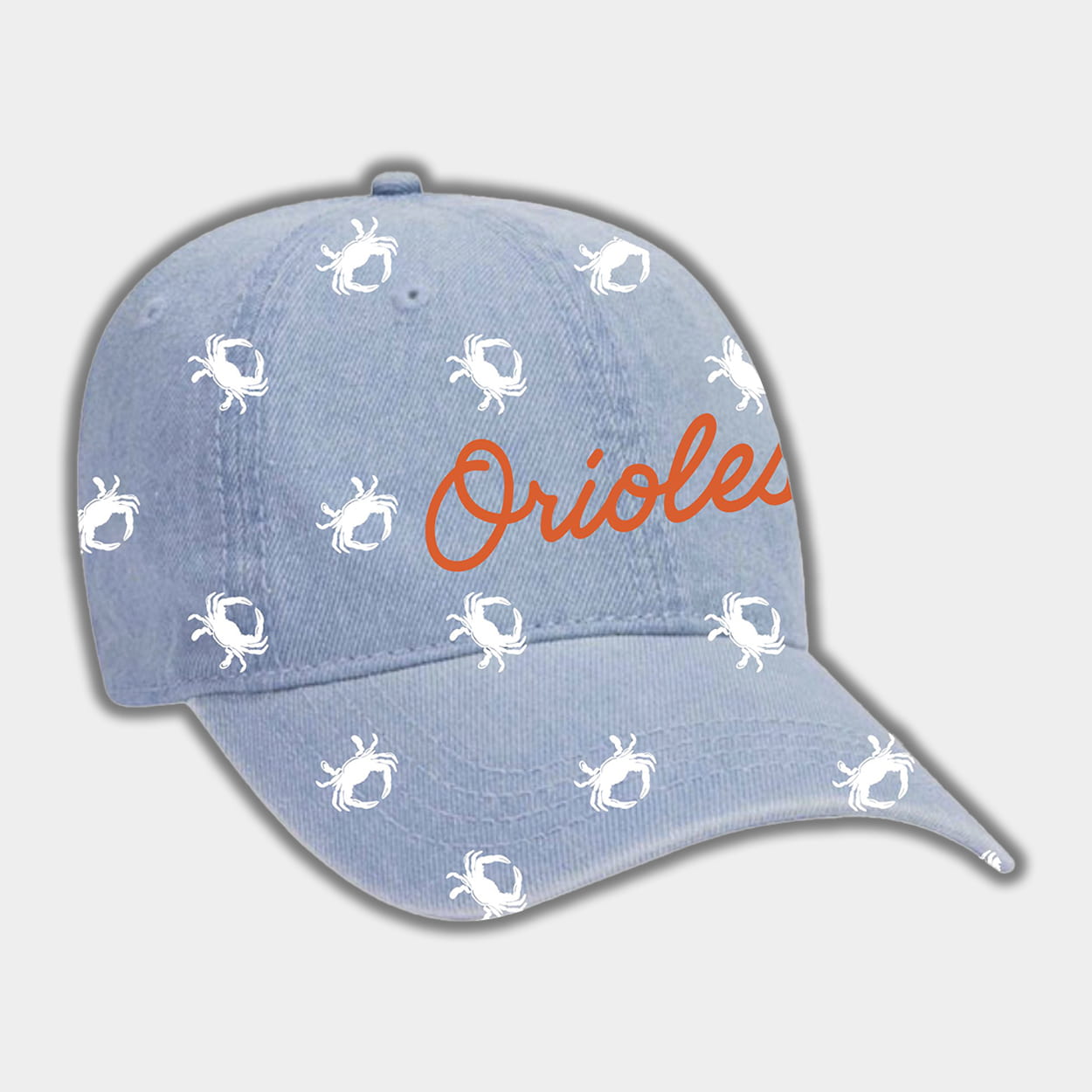 2026 Orioles Denim Crab Cap Giveaway Moonbestprint