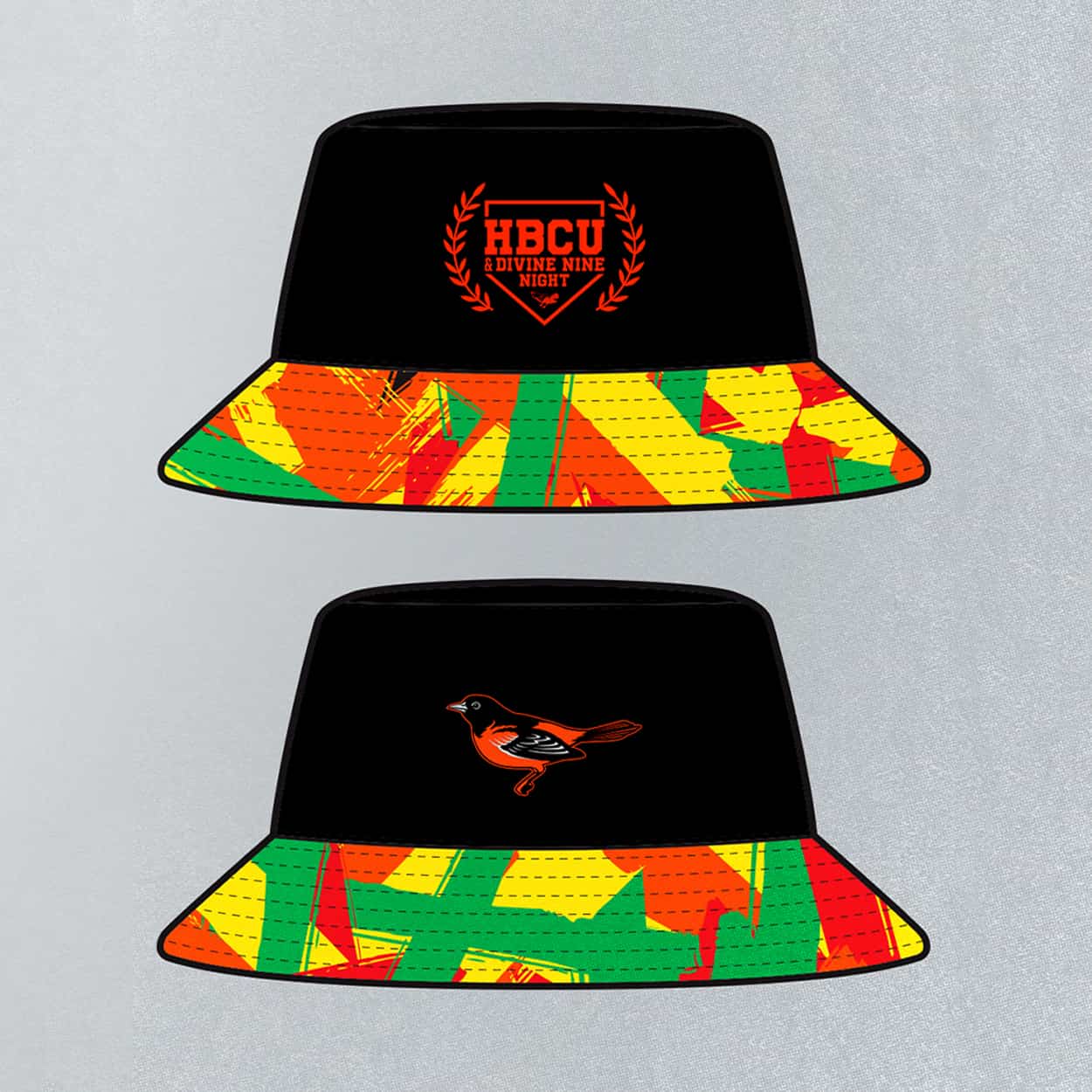 2026 Orioles HBCU And Divine Nine Night Bucket Hat Giveaway Moonbestprint