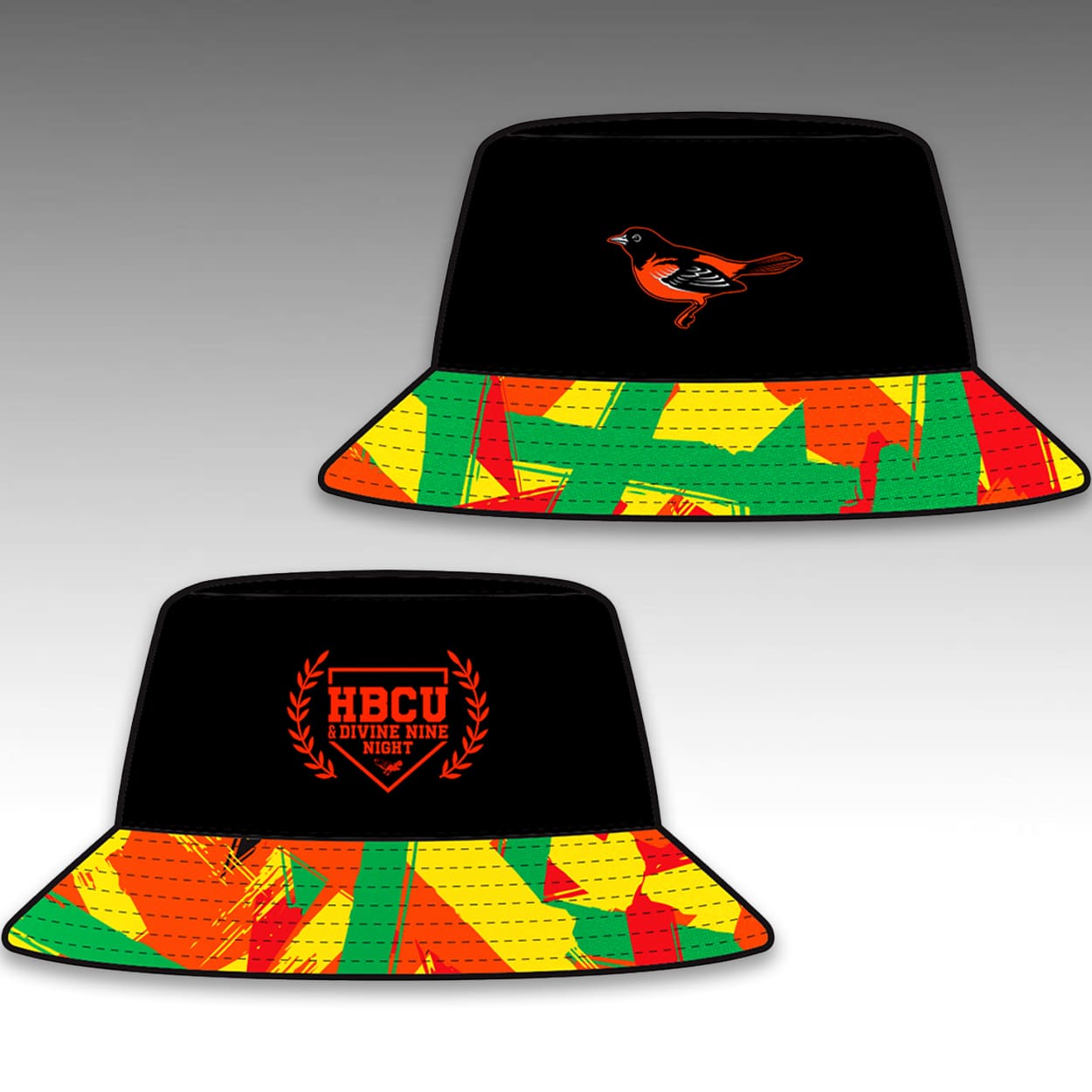 2026 Orioles HBCU And Divine Nine Night Bucket Hat Giveaway Moonbestprint