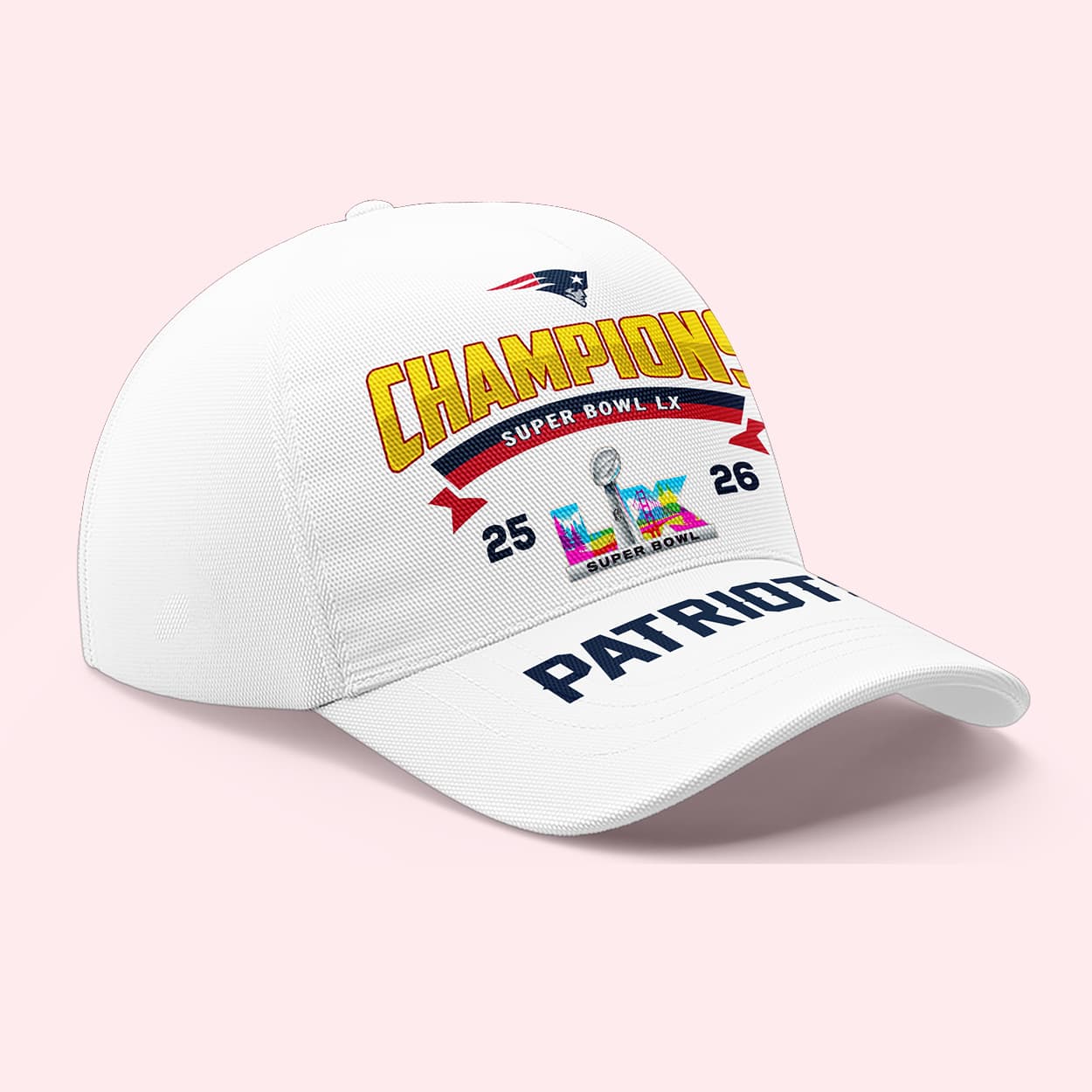 2026 Patriots Super Bowl Champions Classic Cap Moonbestprint