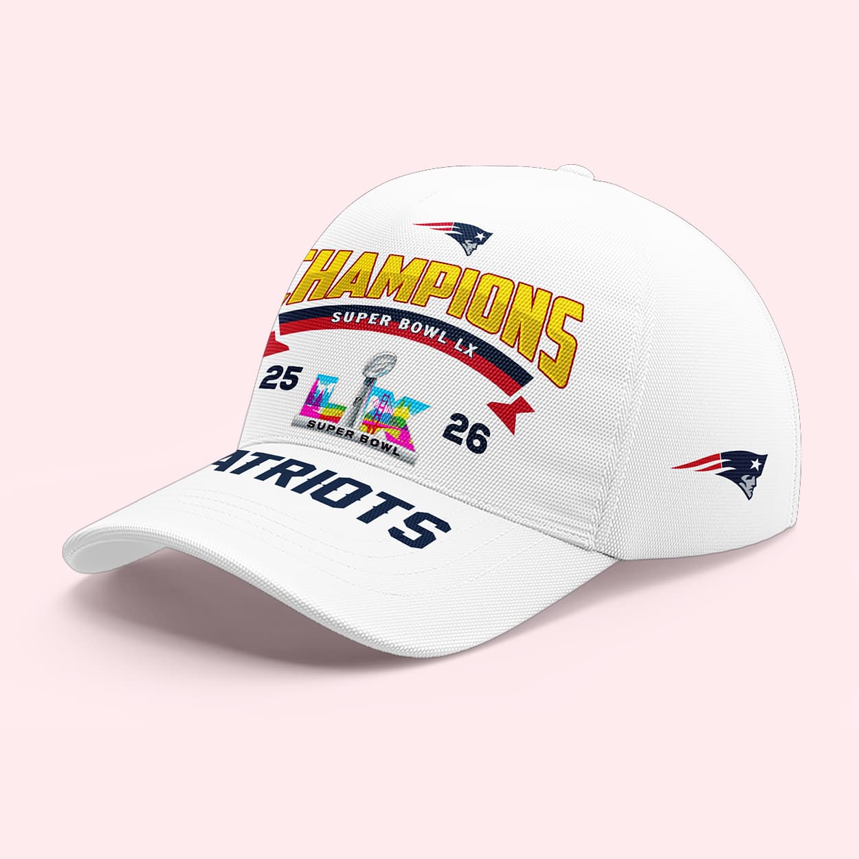 2026 Patriots Super Bowl Champions Classic Cap Moonbestprint