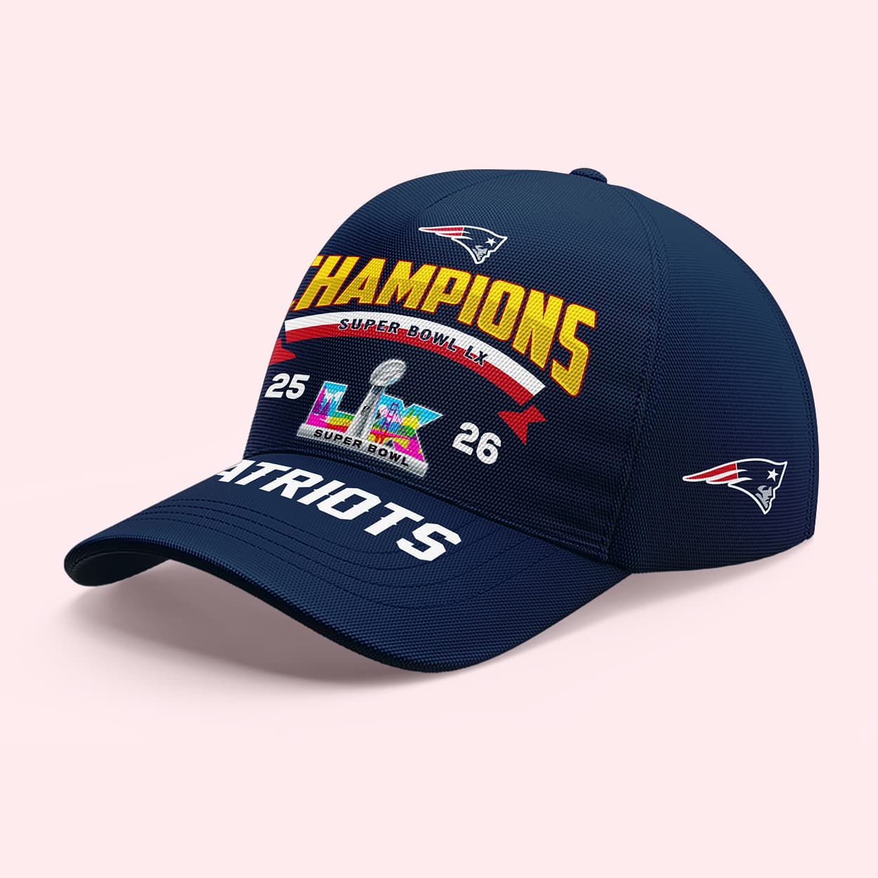2026 Patriots Super Bowl Champions Classic Cap Moonbestprint