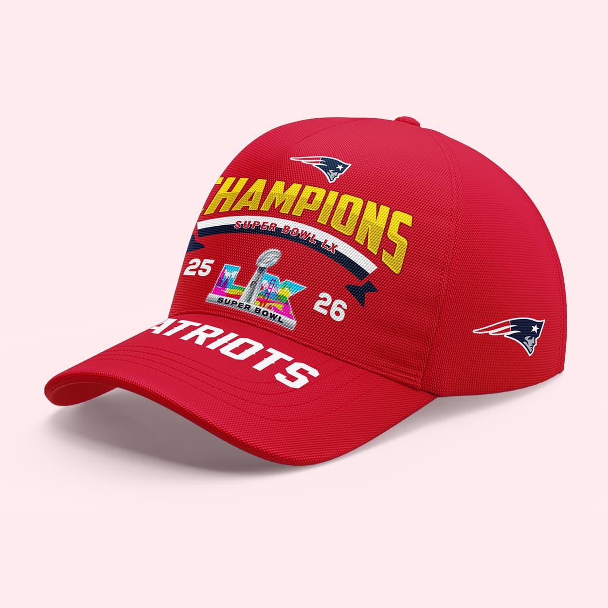 2026 Patriots Super Bowl Champions Classic Cap Moonbestprint