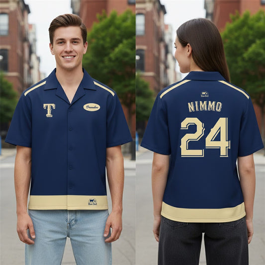 2026 Giveaway Texas Rangers Blue Bell Brandon Nimmo Shirt - Moonbestprint