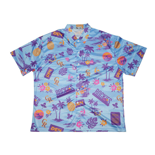 2026 Colorado Rockies Father's Day Hawaiian Shirt Giveaway - Moonbestprint