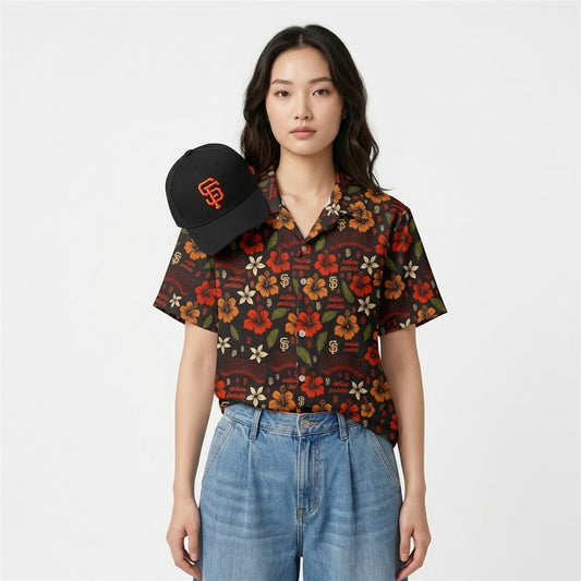 2026 Giveaway San Francisco Giants Gigantes Aloha Shirt - Moonbestprint