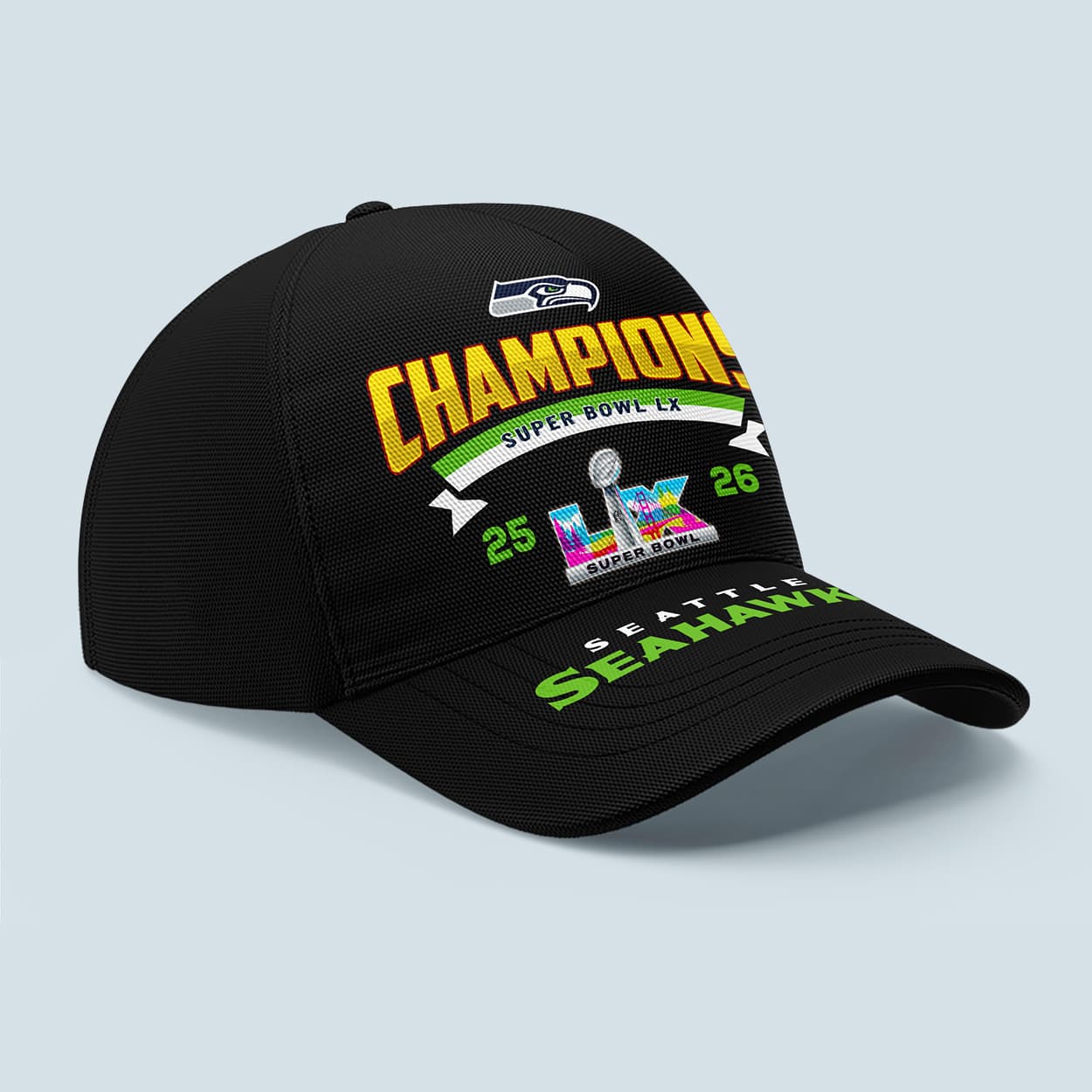 2026 Seahawks Super Bowl Champions Classic Cap Moonbestprint
