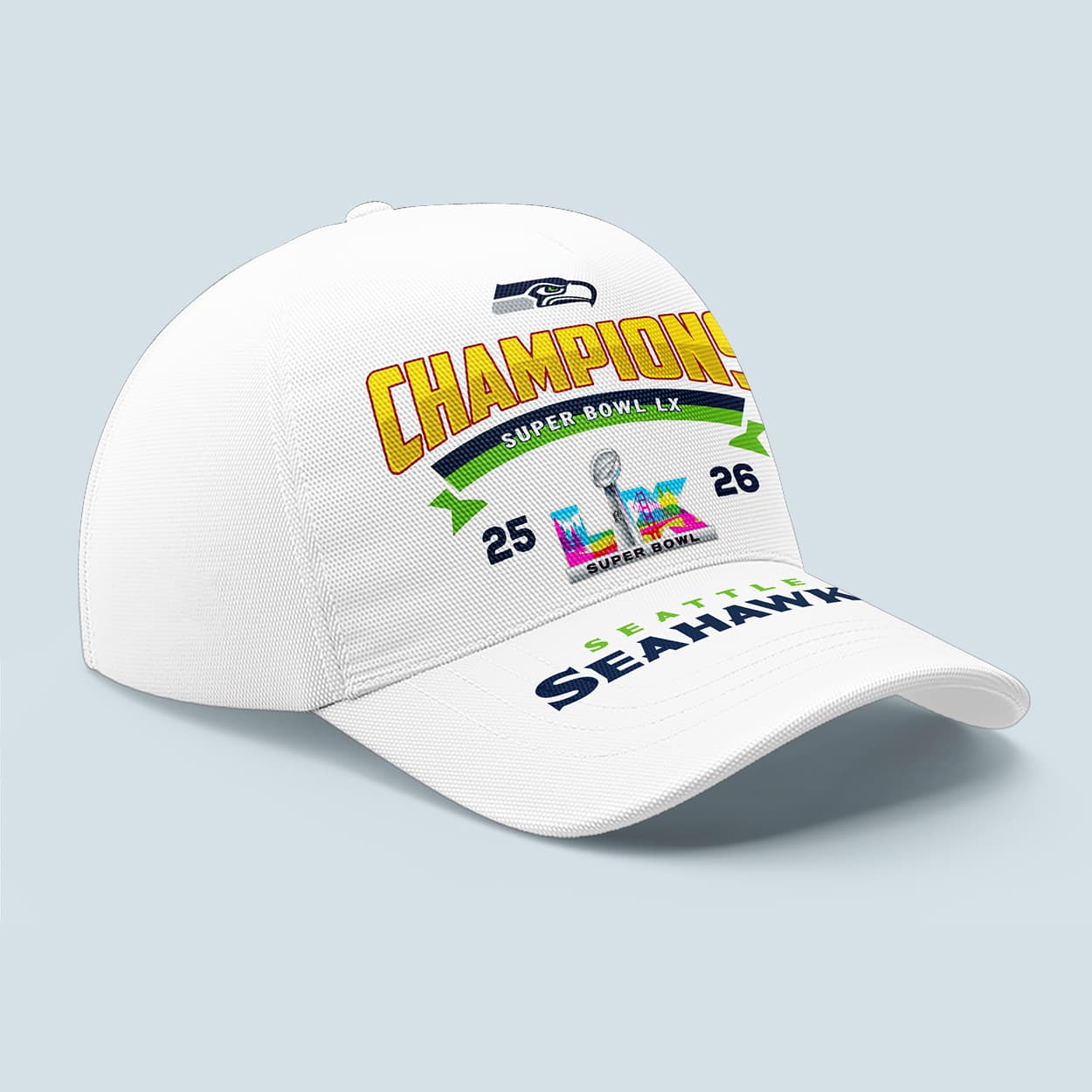 2026 Seahawks Super Bowl Champions Classic Cap Moonbestprint