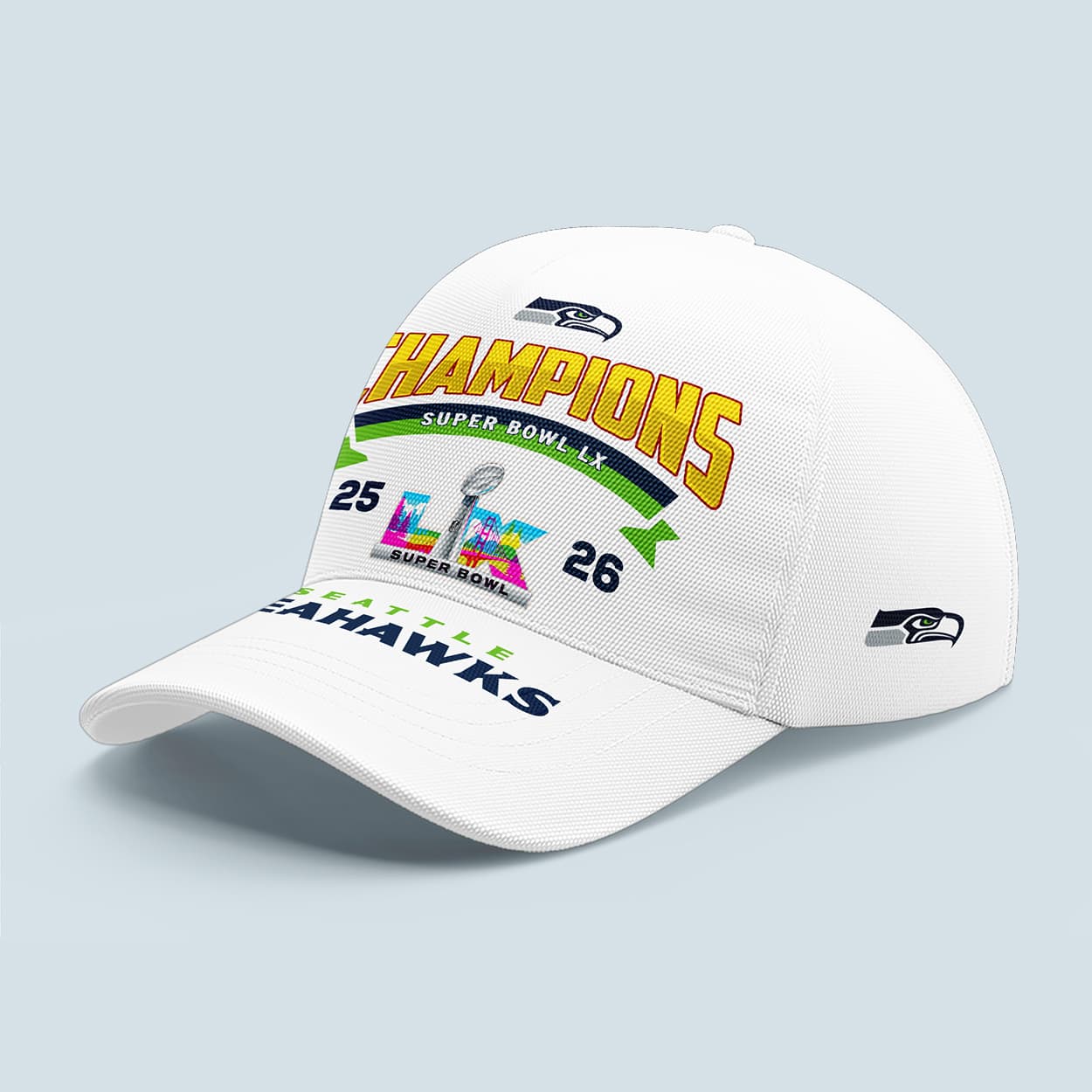 2026 Seahawks Super Bowl Champions Classic Cap Moonbestprint