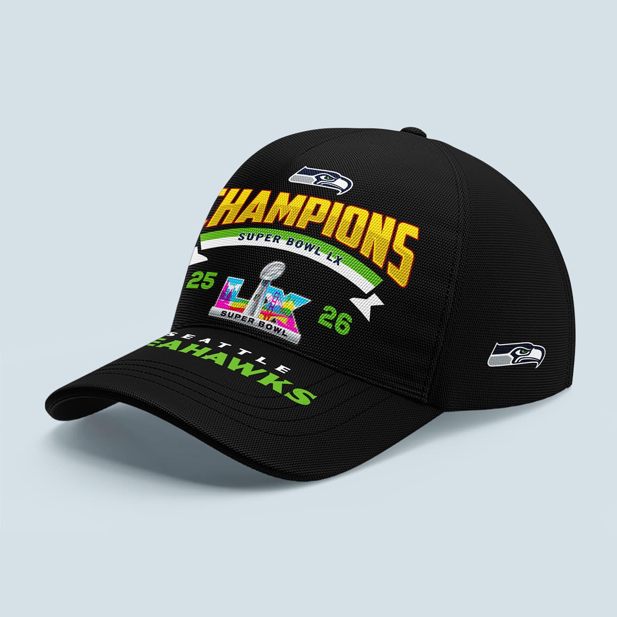 2026 Seahawks Super Bowl Champions Classic Cap Moonbestprint